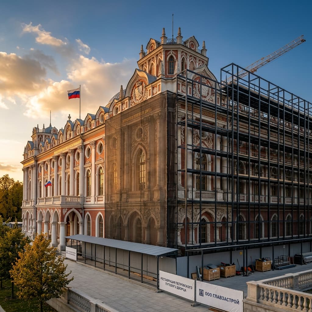 Реставрация здания в Москве
